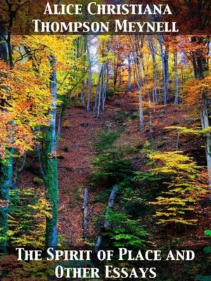 cover image of Spirit of Place and Other Essays